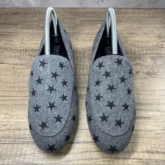 Keneth Cole Reaction “WELTON”  Gray/Black Stars Loafers~Size 7.5 - Picture 4 of 9
